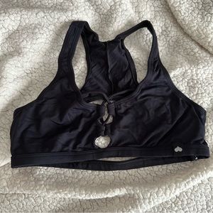 Bbb Black Strappy Sports Bra